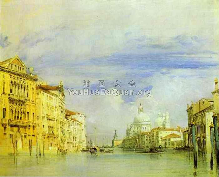 Venice. The Grand Canal. - 理查德·帕克斯·伯宁顿